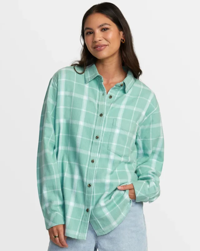 Mable Flannel L/S Shirt Refined Simplicity