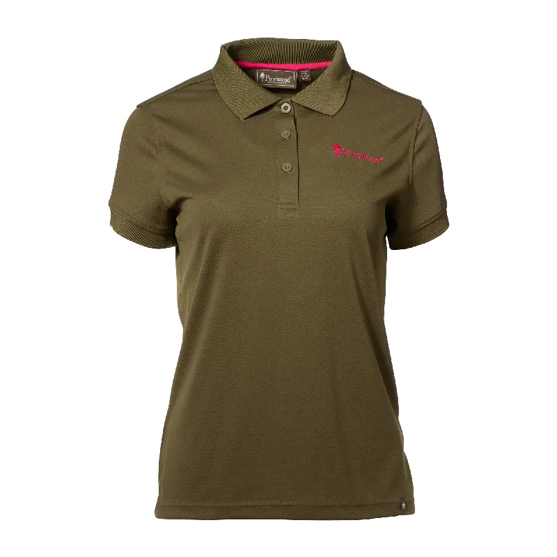 Woman's Polo Shirt Ramsey green Elegant Attire