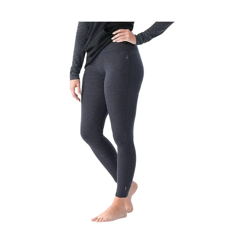 Smartwool Women's Thermal Merino Base Layer Bottom - Charcoal Heather Dive Into Trendy Women's Fashion