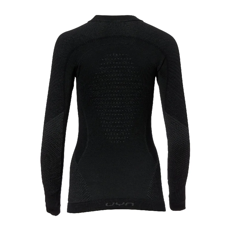 Women's Long Sleeve Fusyon Merino  anthracite Trendy Street Style