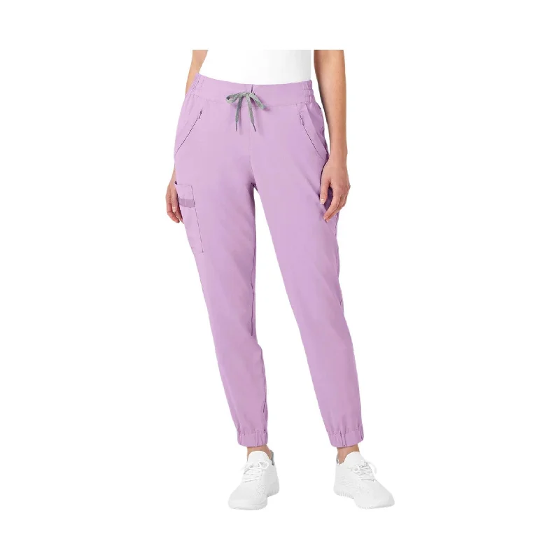 WonderWink Women's Jogger Scrub Pant - Violet Tulle - ONLINE STORE CREDIT/EXCHANGE ONLY Style Breakthroughs