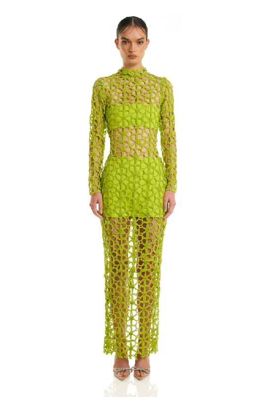 Kallum Dress - Lime Current Trends