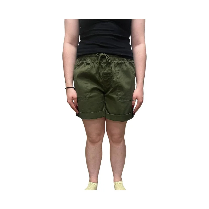 World Famous Women's Hammer Short - Olive - ONLINE STORE CREDIT/EXCHANGE ONLY Trendy Women's Wear Collection